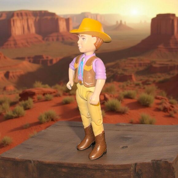 2001 Vintage Fisher Price Western Loving Family Cody Son Boy Doll Figure A32 - Picture 3 of 5